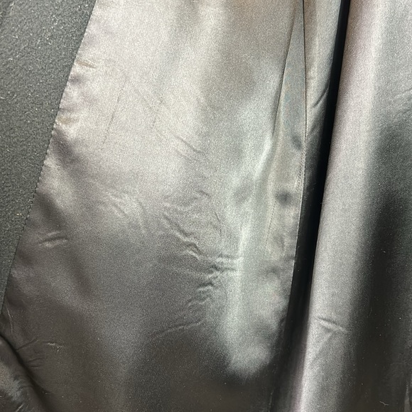 Glamorous Marvin Richards Lambswool Full Length Black Winter Coat with F… - Picture 8 of 12